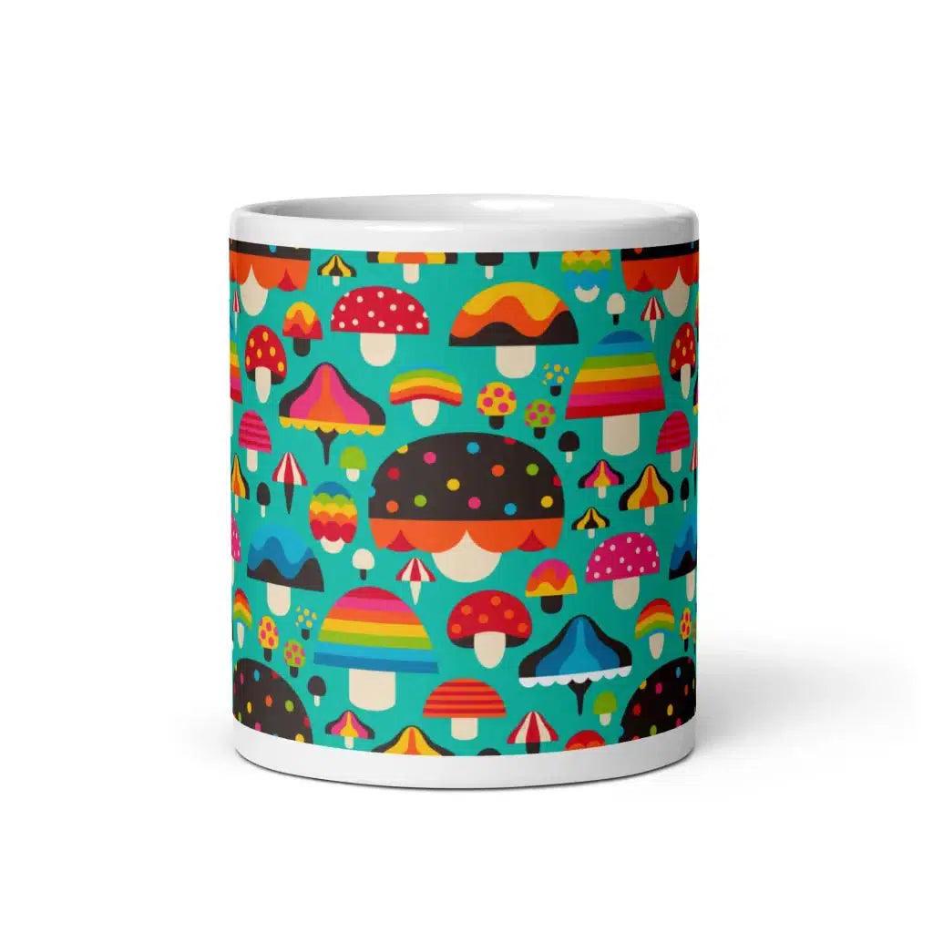 MUSHROOM MANIA mint - Mug - SHALMIAK