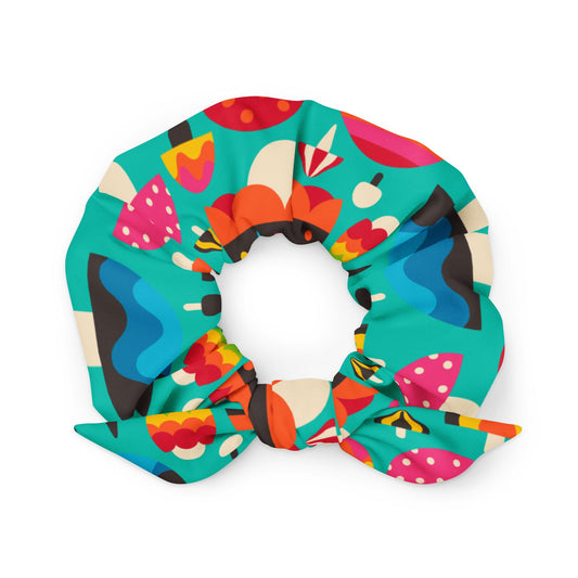MUSHROOM MANIA mint - Scrunchie - SHALMIAK