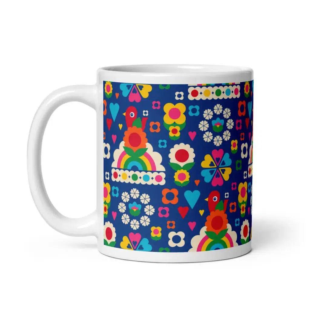 OLD BIRDIE blue - Mug - SHALMIAK