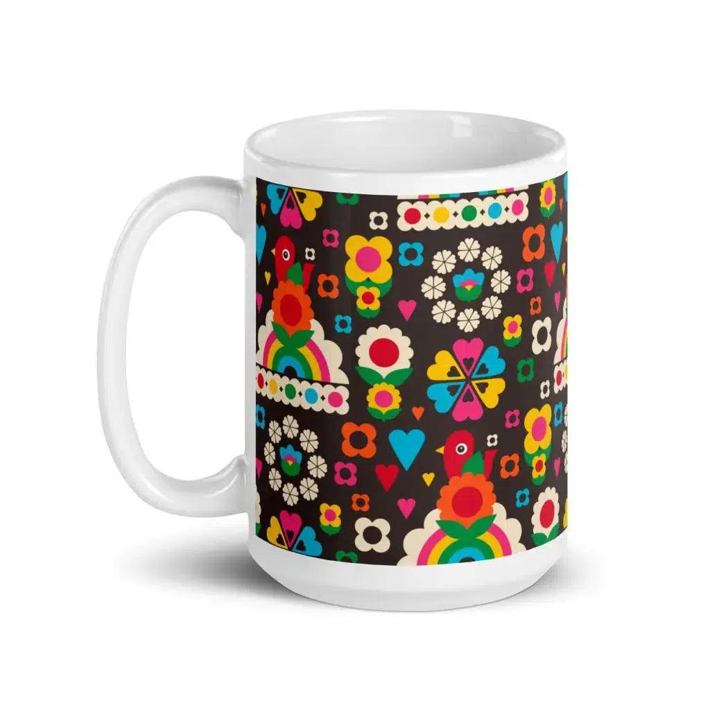 OLD BIRDIE brown - Mug - SHALMIAK