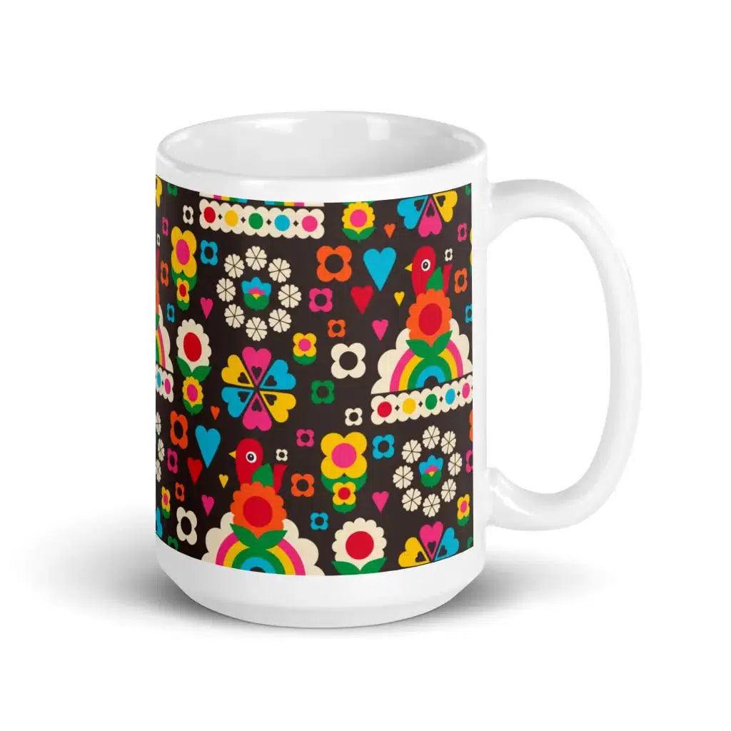 OLD BIRDIE brown - Mug - SHALMIAK