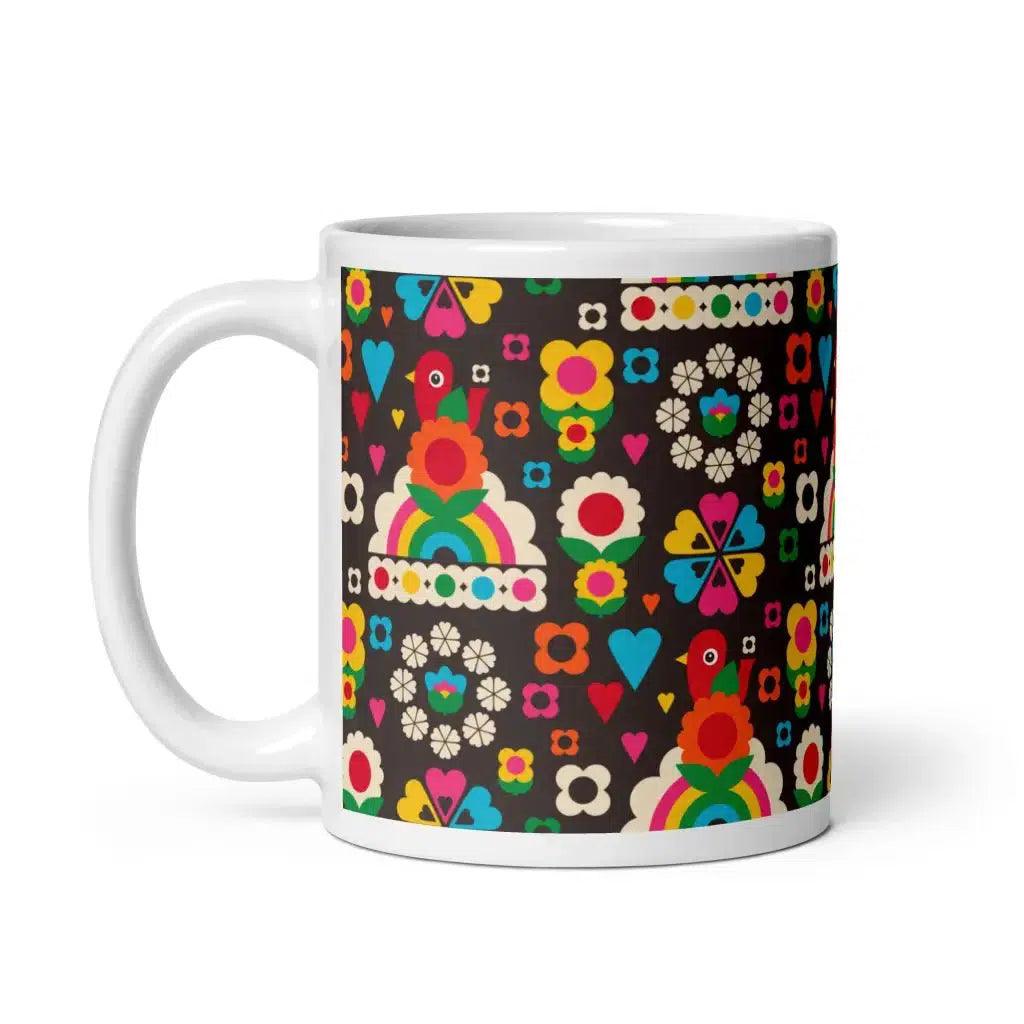 OLD BIRDIE brown - Mug - SHALMIAK