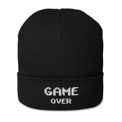 GAME OVER - Organic ribbed beanie
