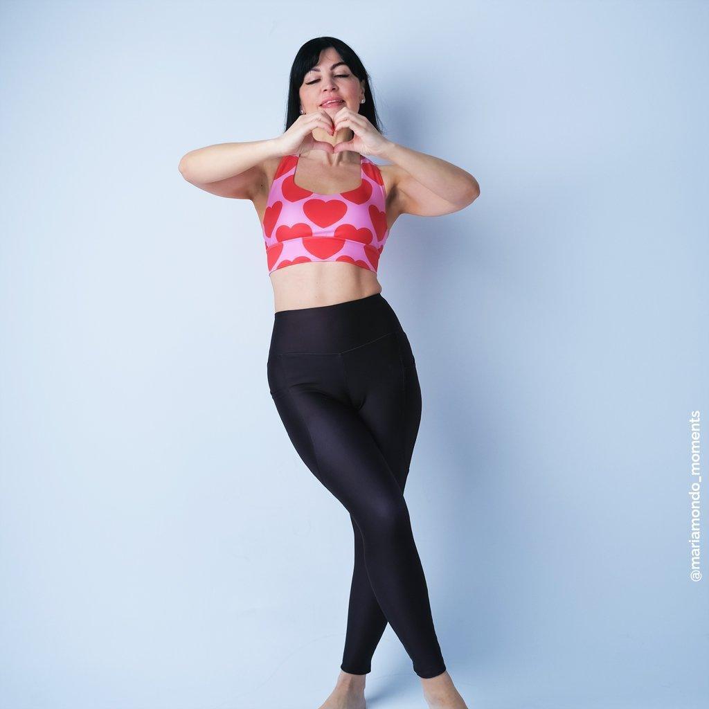 OUTLET - LEGGINGSIT TASKUILLA - BLACK - KOKO S - SHALMIAK