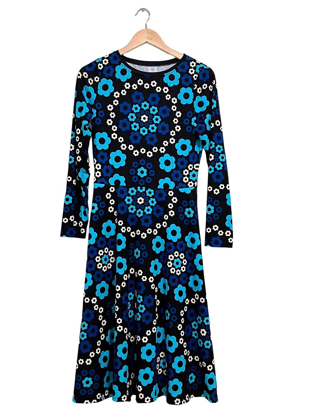 OUTLET - MIDIMEKKO - YESTERDAY blue - koko M - SHALMIAK