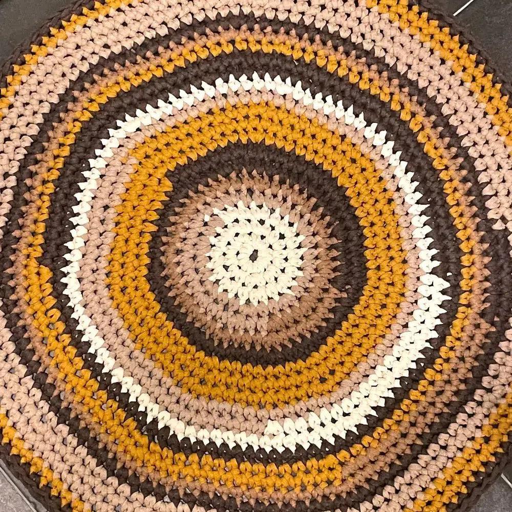 OUTLET - VIRKATTU MATTO ruskea - SHALMIAK