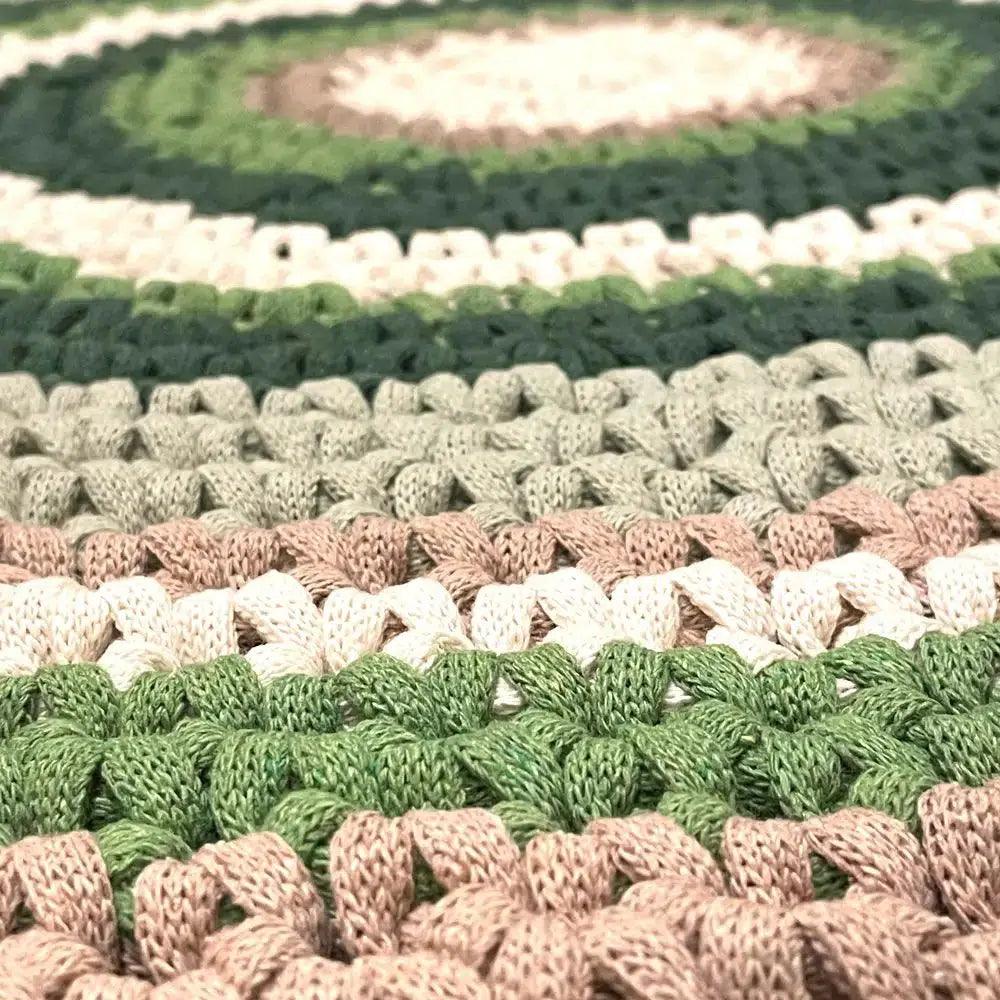 OUTLET - VIRKATTU MATTO vihreä - SHALMIAK