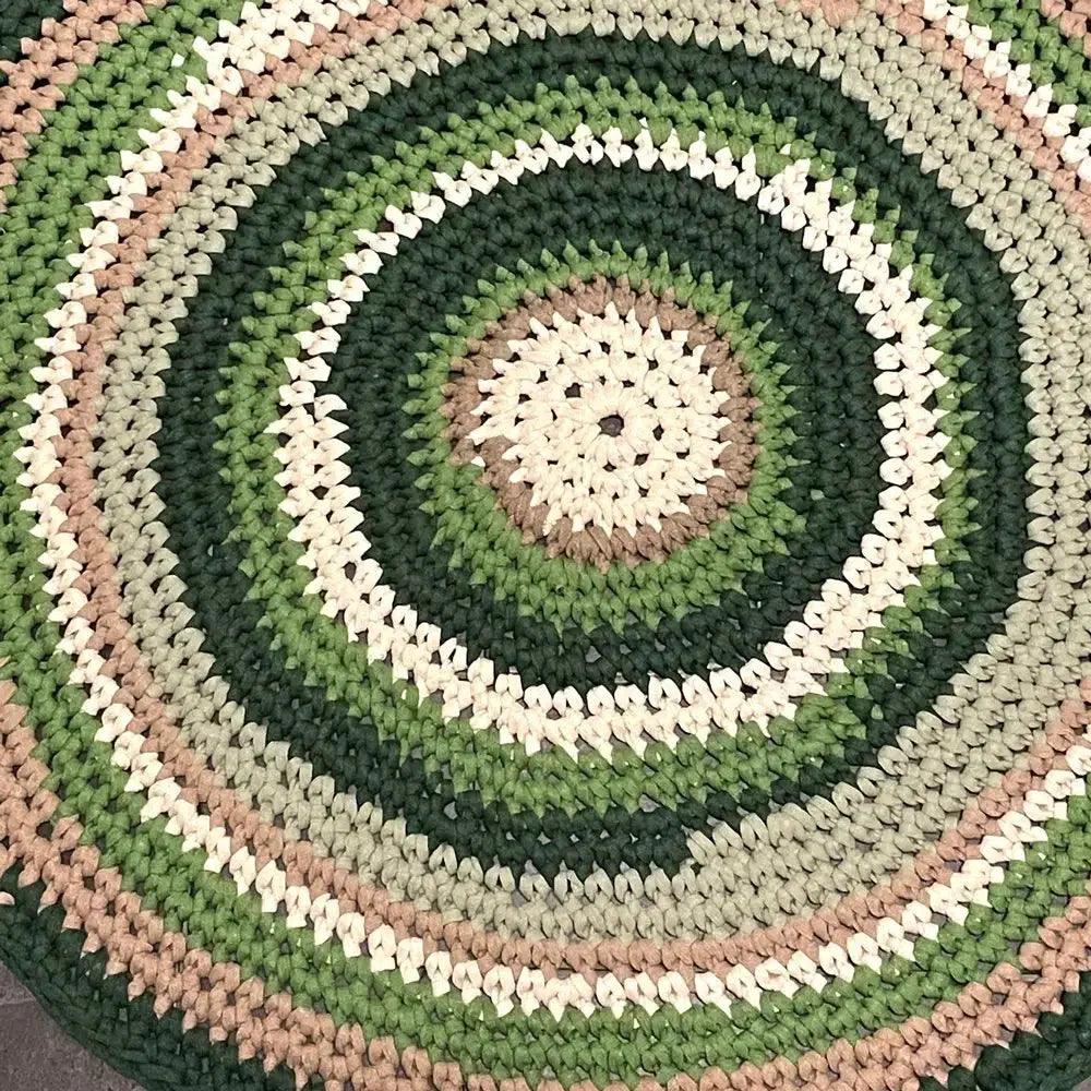 OUTLET - VIRKATTU MATTO vihreä - SHALMIAK