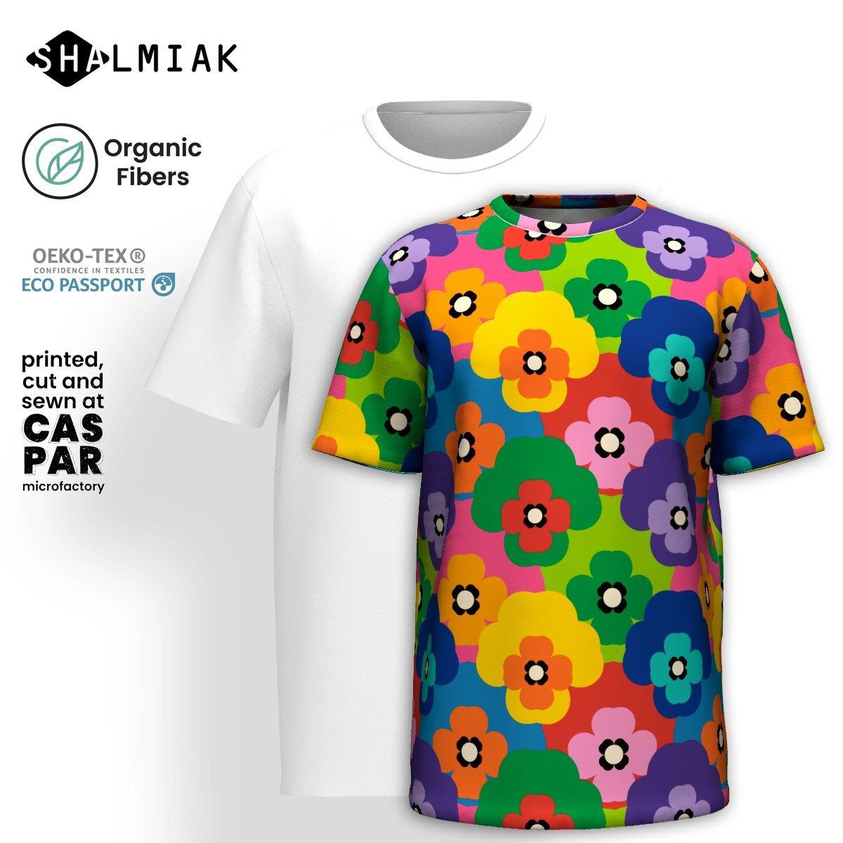 PANSY FAB - Organic Cotton T-Shirt - SHALMIAK