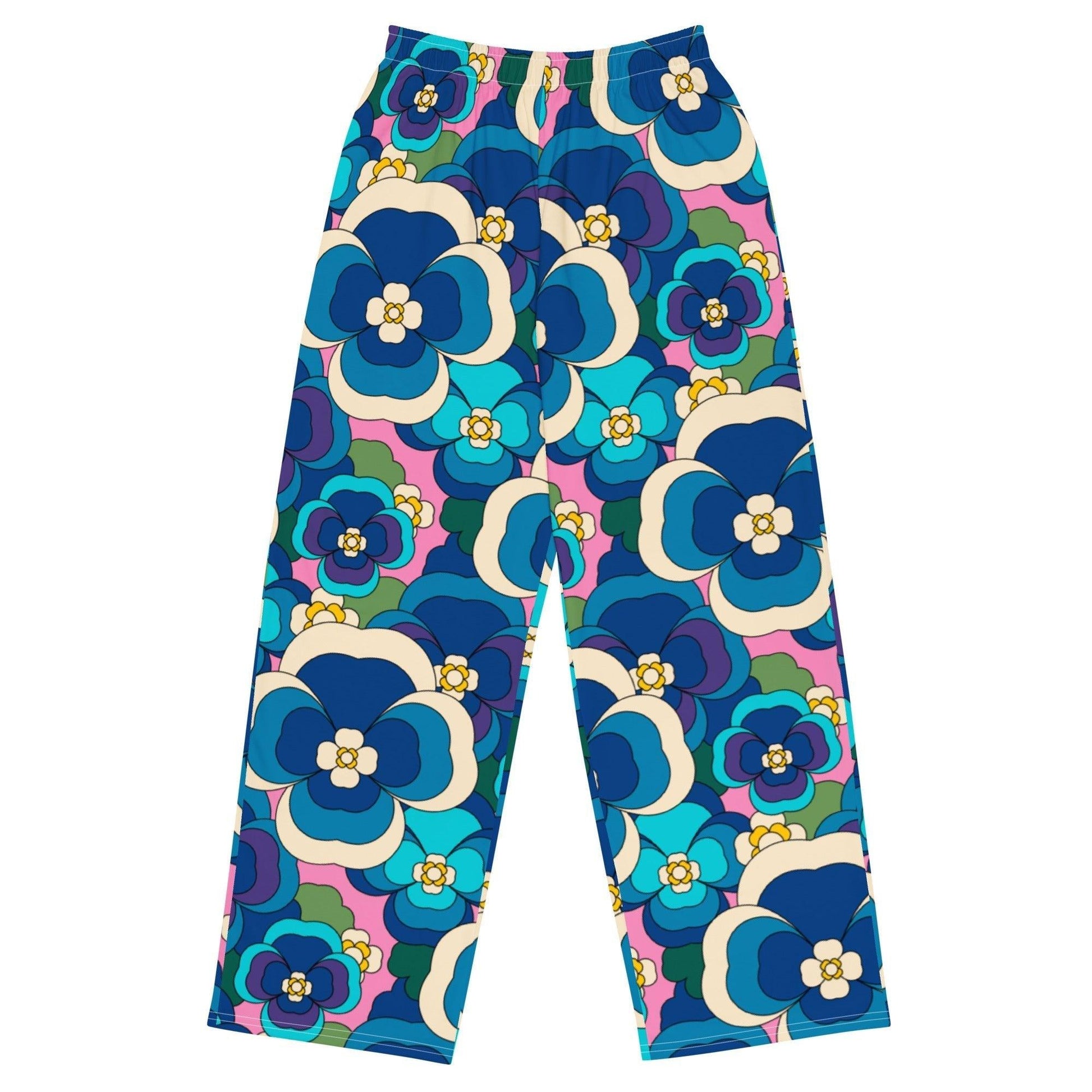PANSY FANTASY blue pink - Pants - SHALMIAK