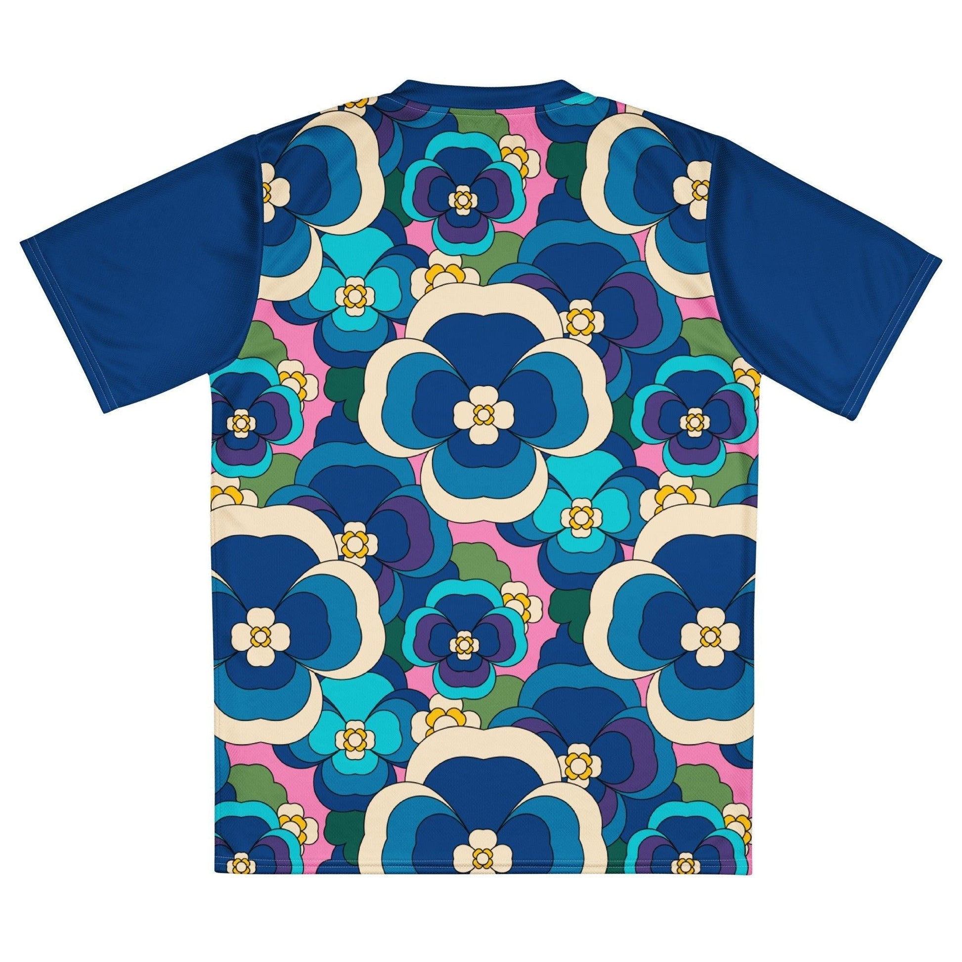 PANSY FANTASY blue pink - Sports Jersey - SHALMIAK