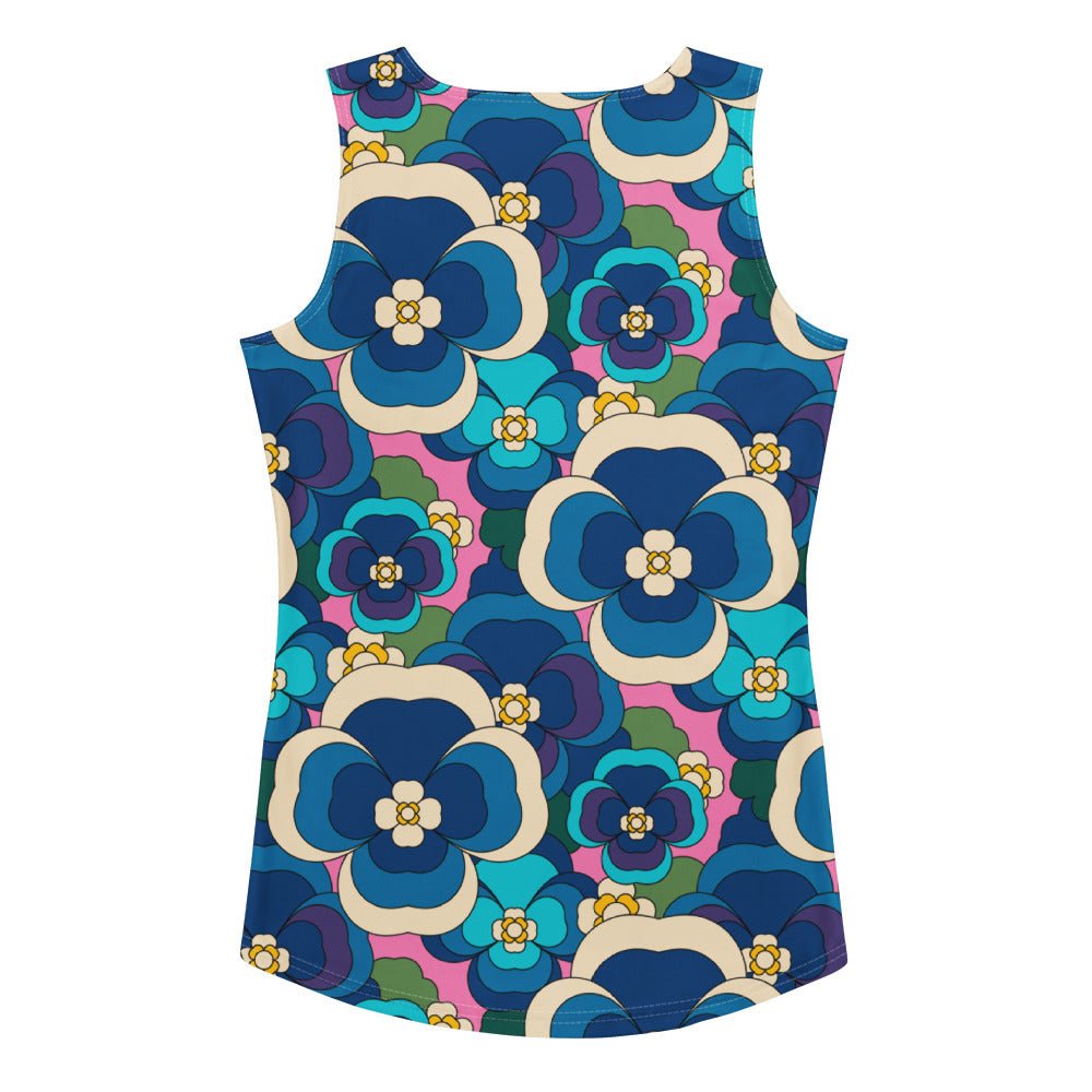 PANSY FANTASY blue pink - Tank Top - SHALMIAK