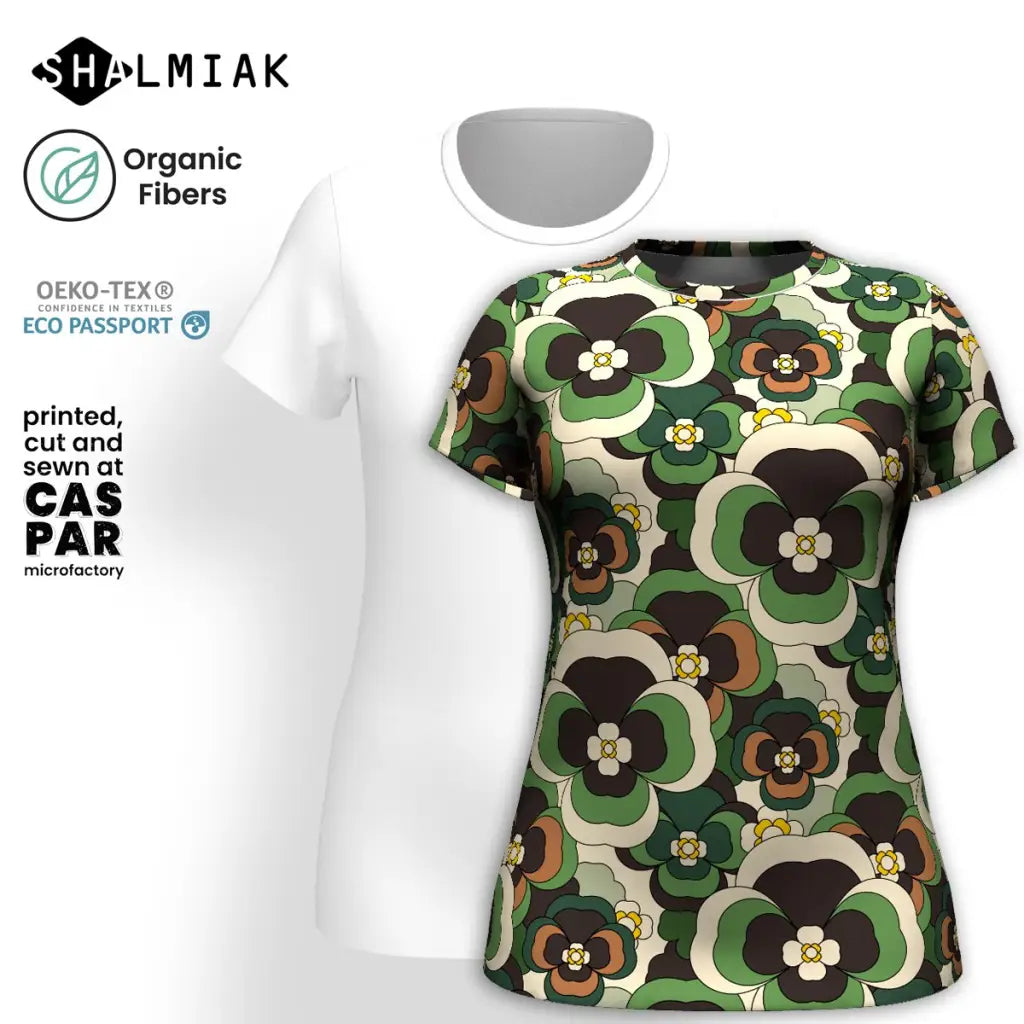 PANSY FANTASY green - Fitted T-shirt