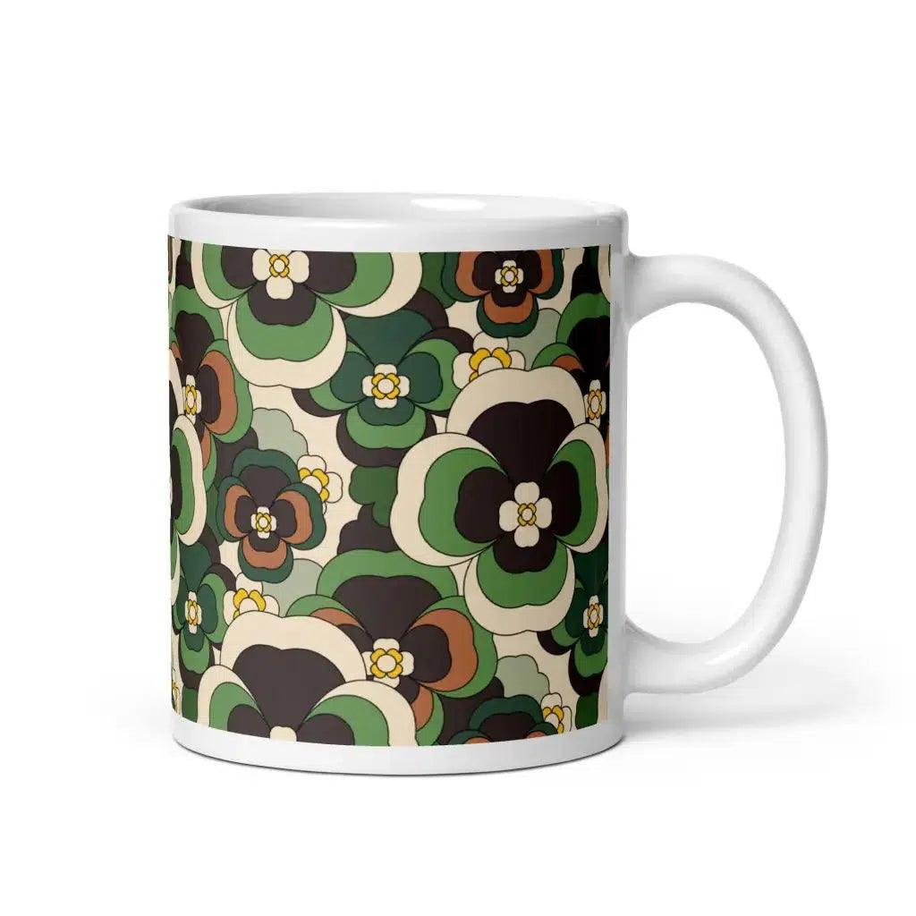 PANSY FANTASY green - Mug - SHALMIAK