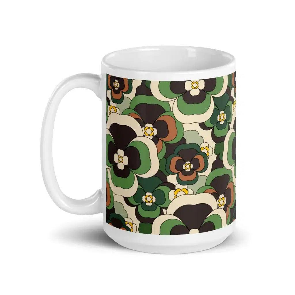 PANSY FANTASY green - Mug - SHALMIAK