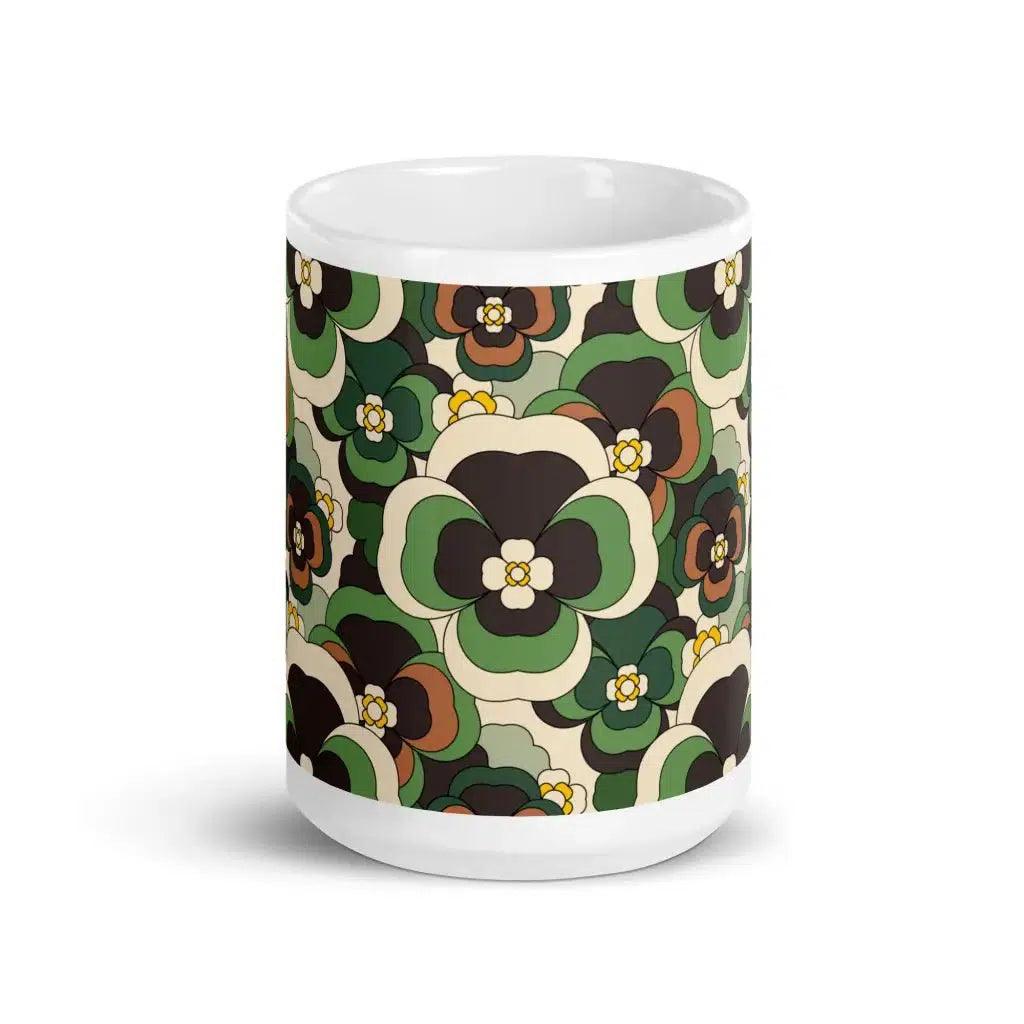 PANSY FANTASY green - Mug - SHALMIAK
