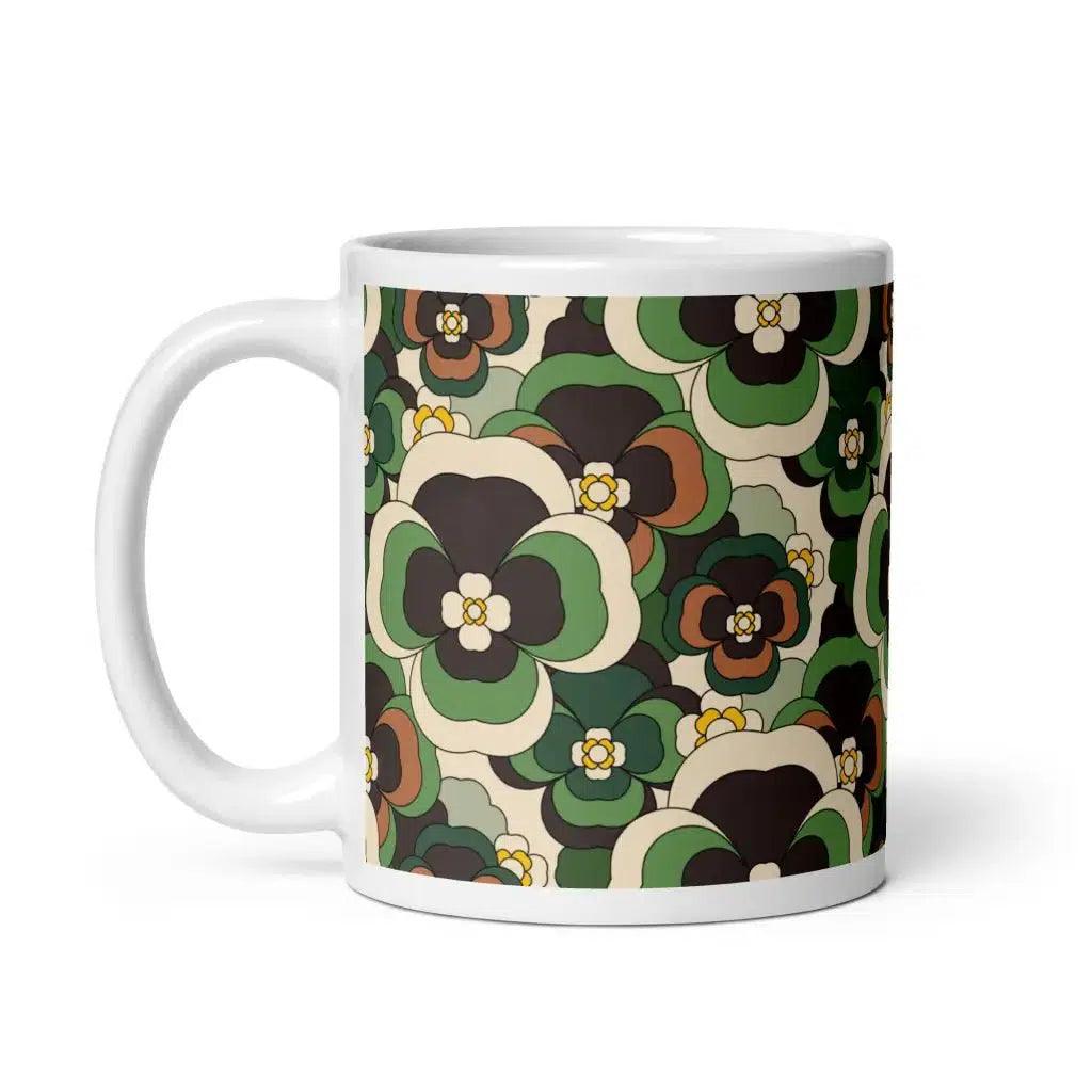 PANSY FANTASY green - Mug - SHALMIAK