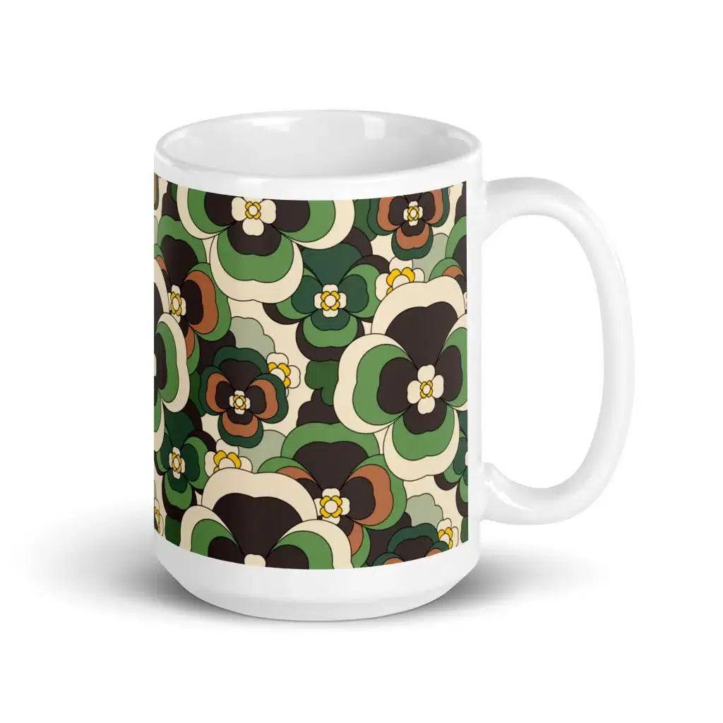 PANSY FANTASY green - Mug - SHALMIAK