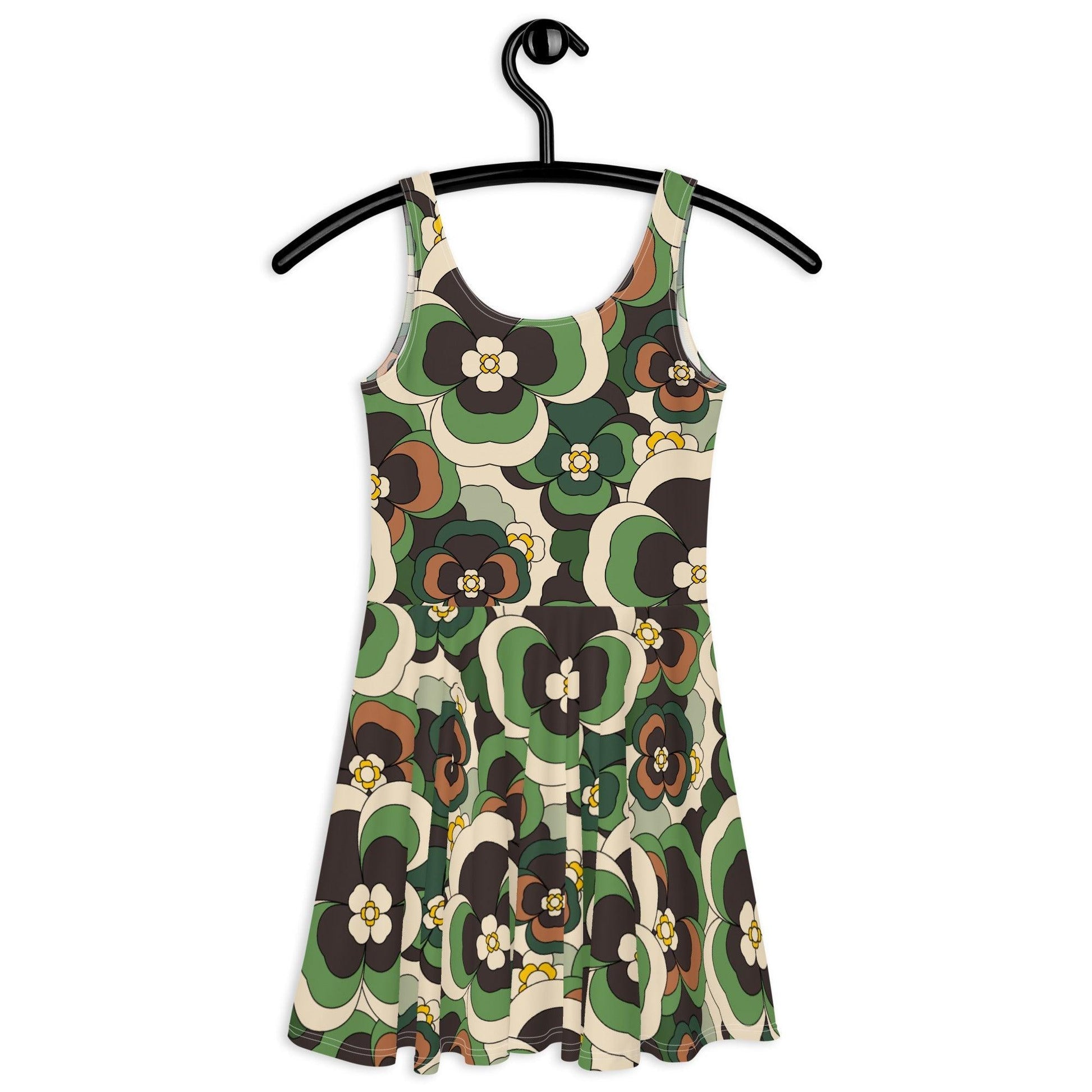 PANSY FANTASY green - Skater Dress - SHALMIAK