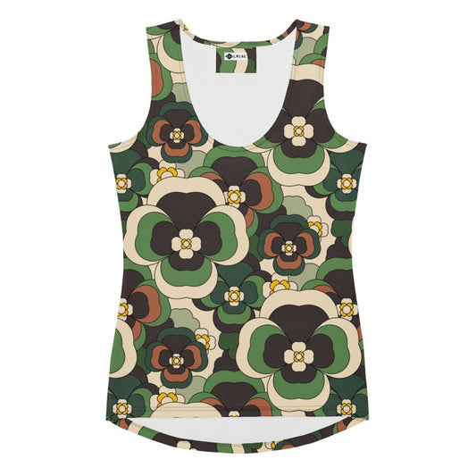 PANSY FANTASY green - Tank Top - SHALMIAK