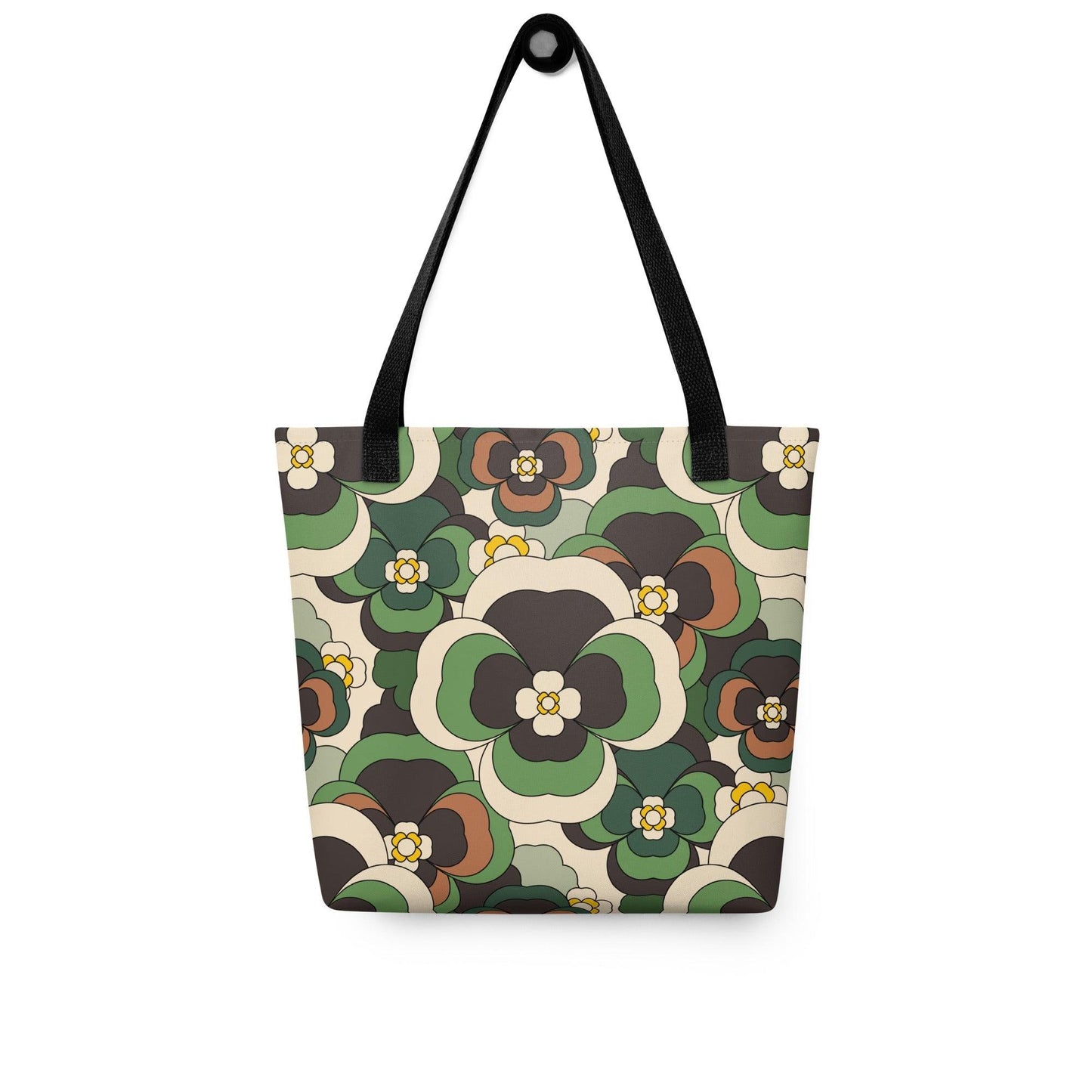 PANSY FANTASY green - Tote Bag - SHALMIAK
