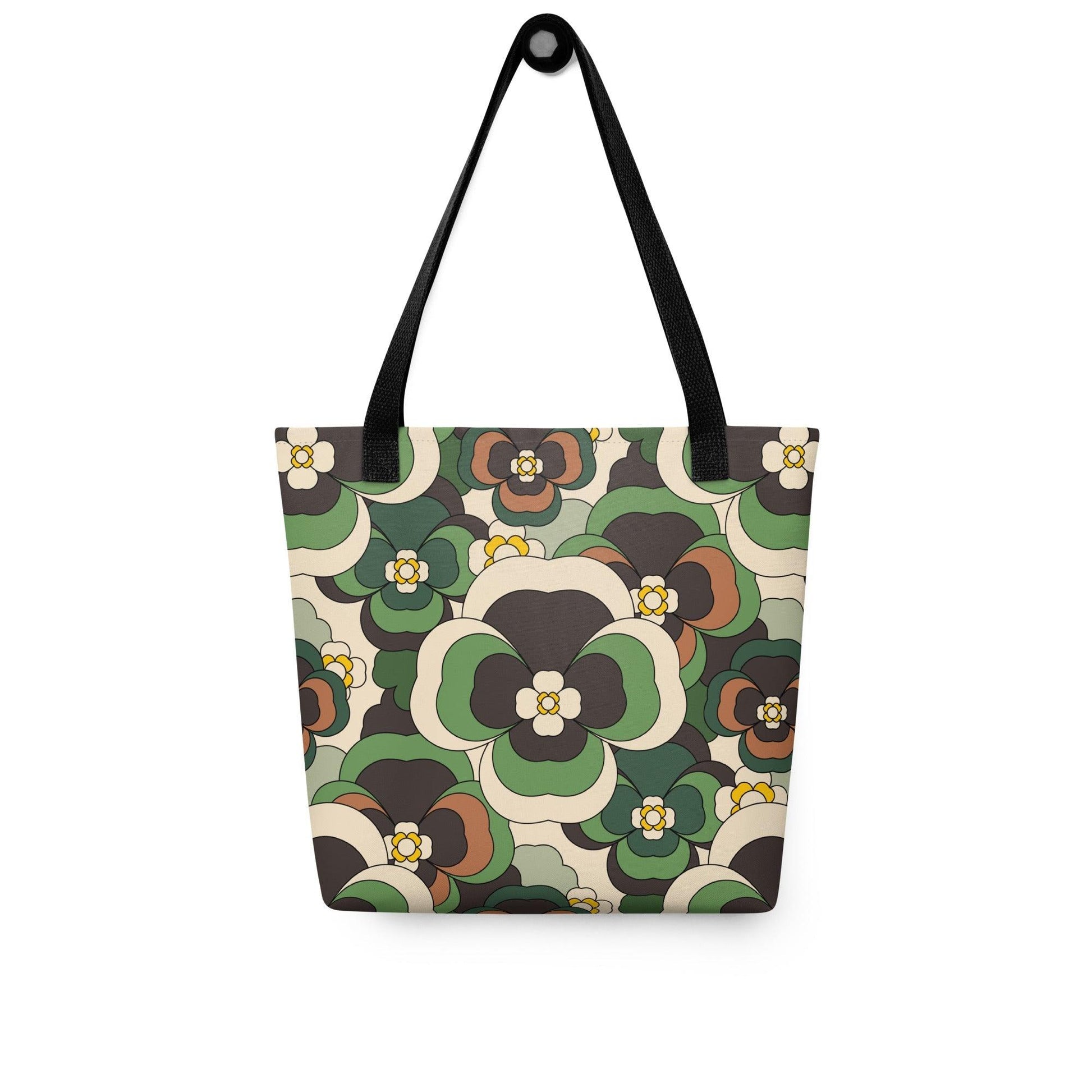 PANSY FANTASY green - Tote Bag - SHALMIAK