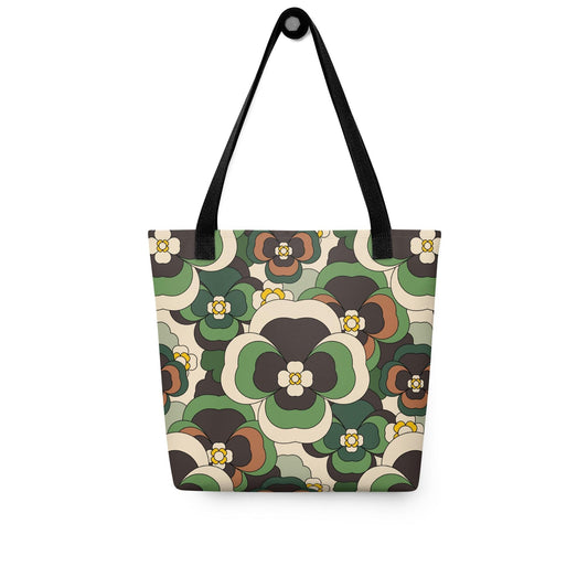PANSY FANTASY green - Tote Bag - SHALMIAK