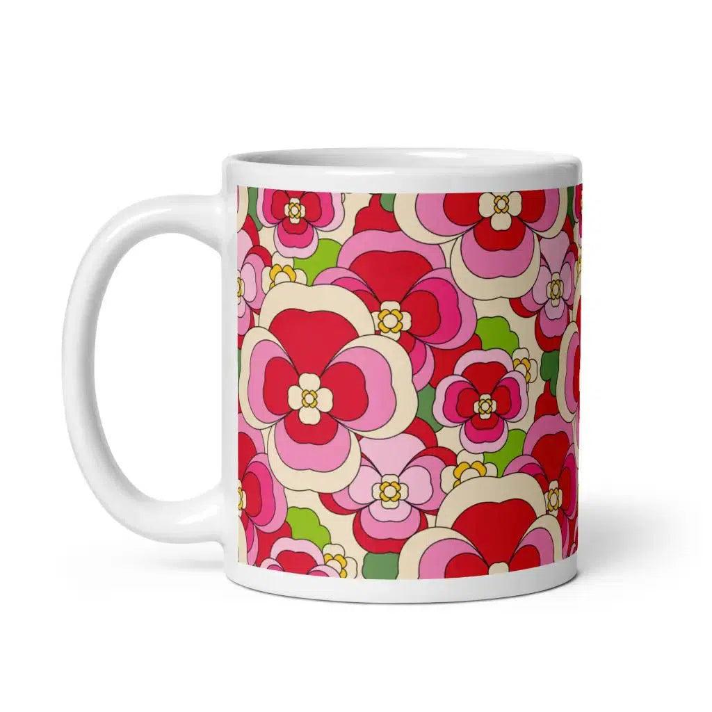 PANSY FANTASY pink - Mug - SHALMIAK
