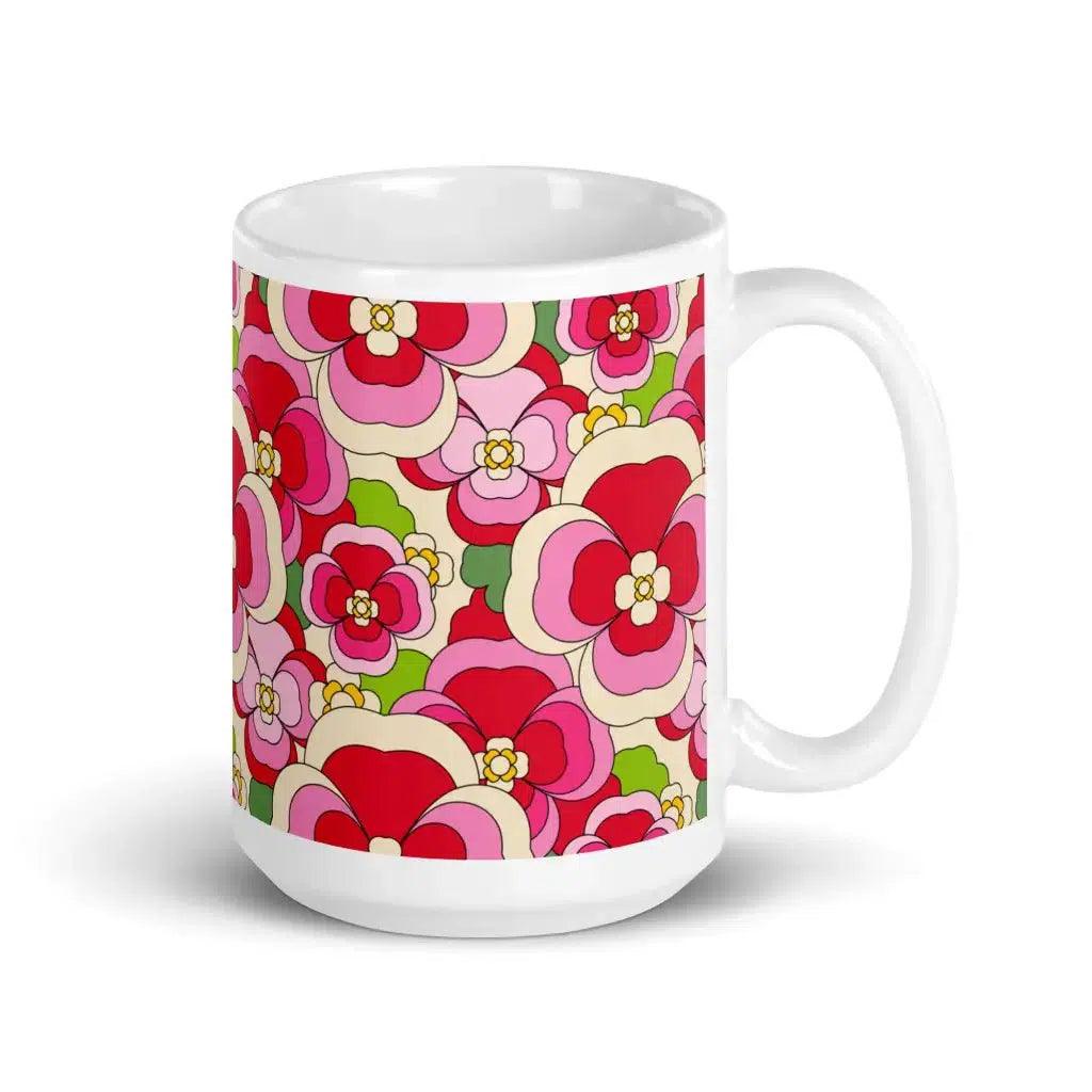 PANSY FANTASY pink - Mug - SHALMIAK