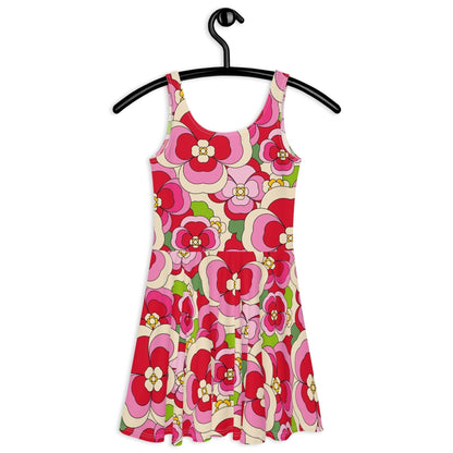 Skater Dress - PANSY FANTASY pink