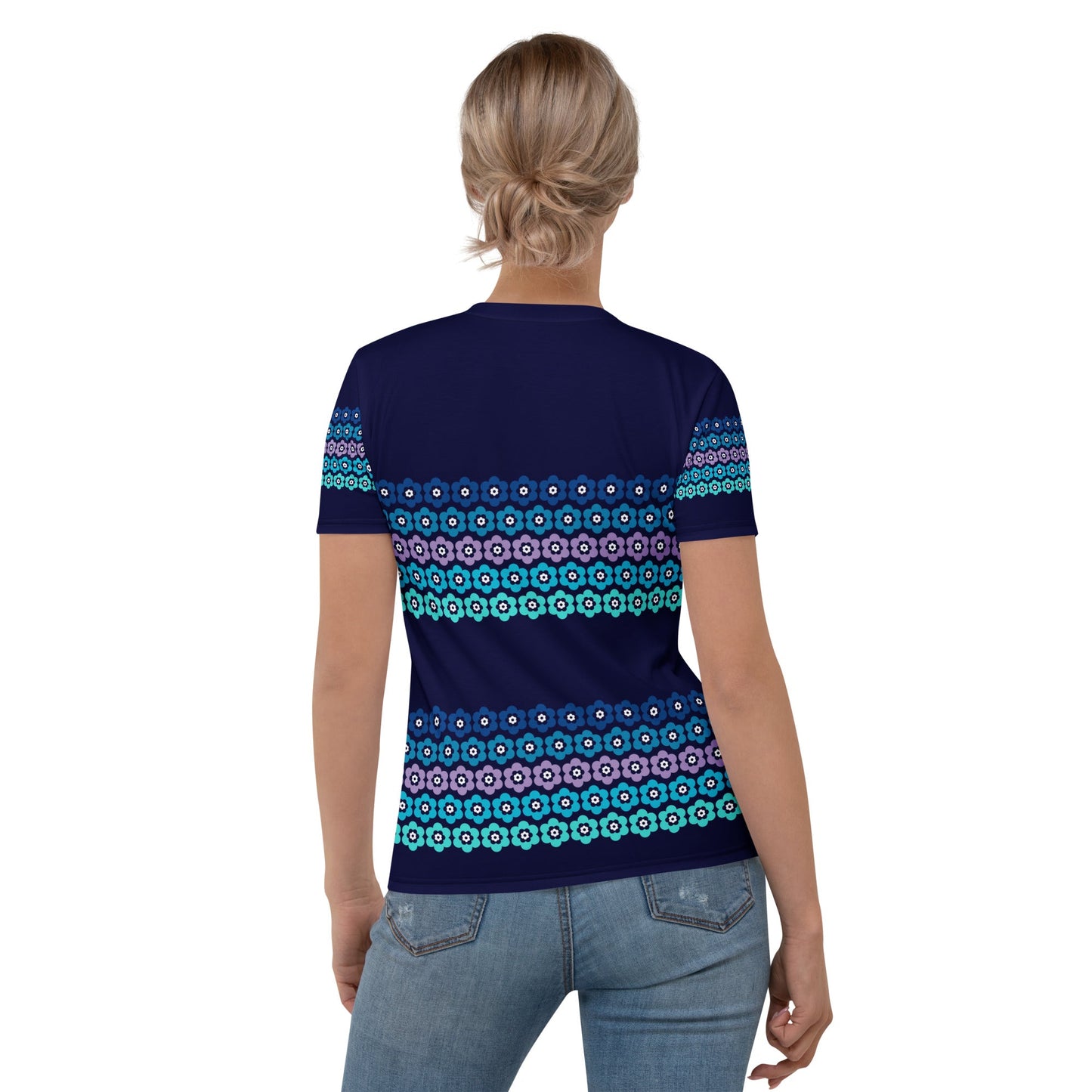 PEACOCK BLOOM mystic blue - Woman's T-Shirt - SHALMIAK