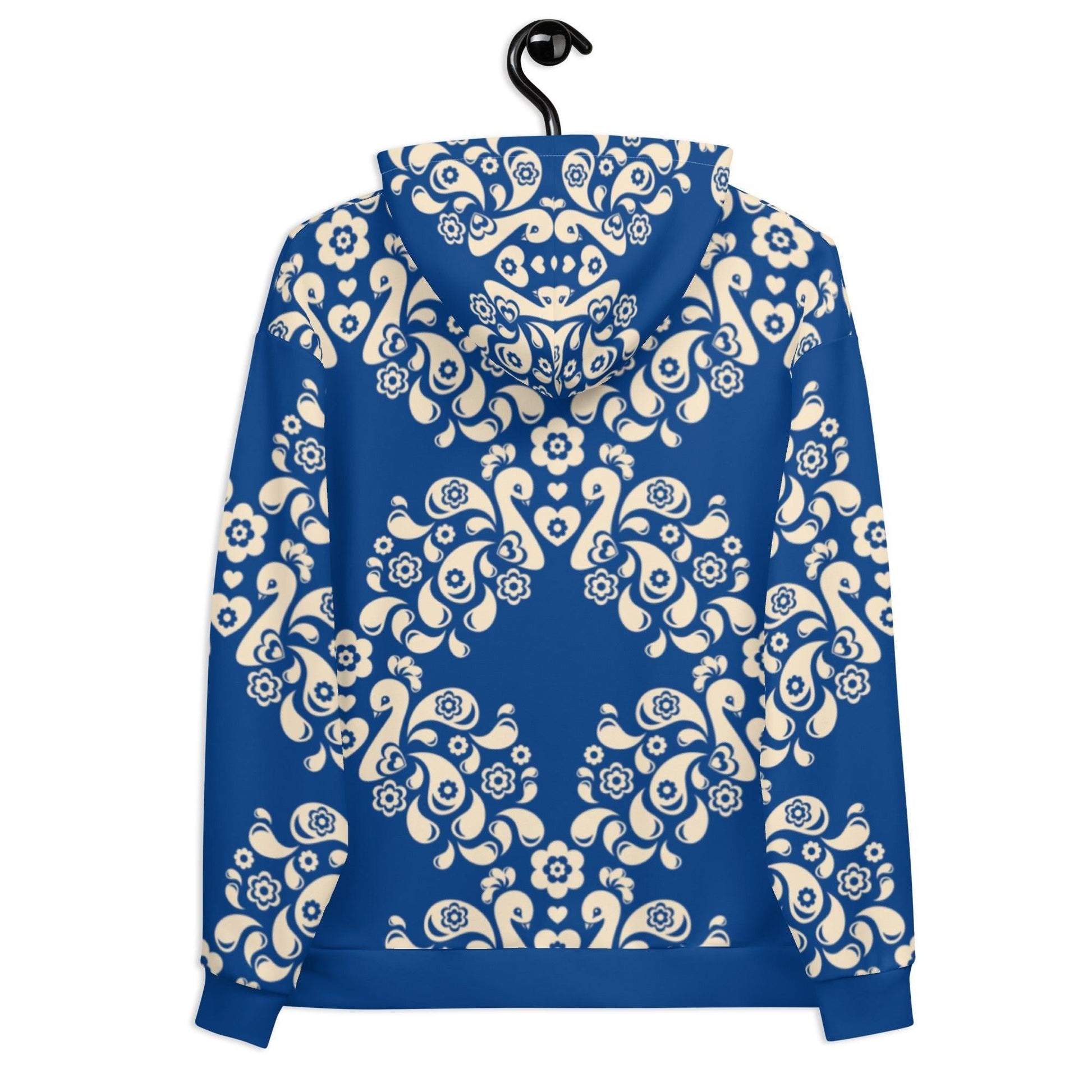 PEACOCK LOVE blue - Hoodie - SHALMIAK