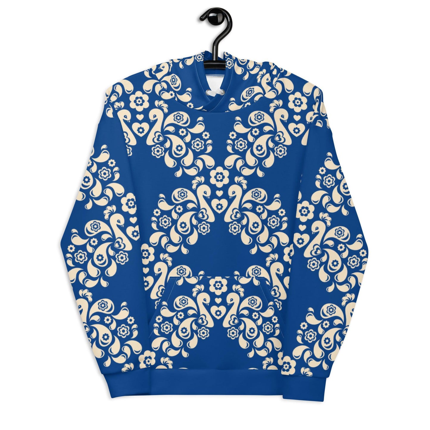 PEACOCK LOVE blue - Hoodie - SHALMIAK