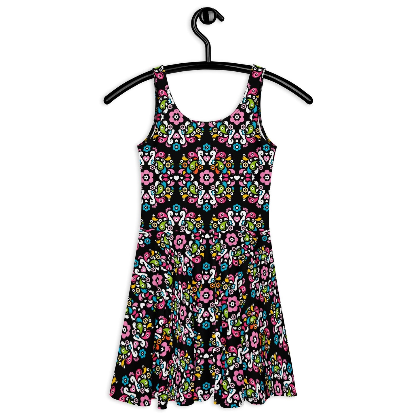 PEACOCK LOVE happy - Skater Dress - SHALMIAK
