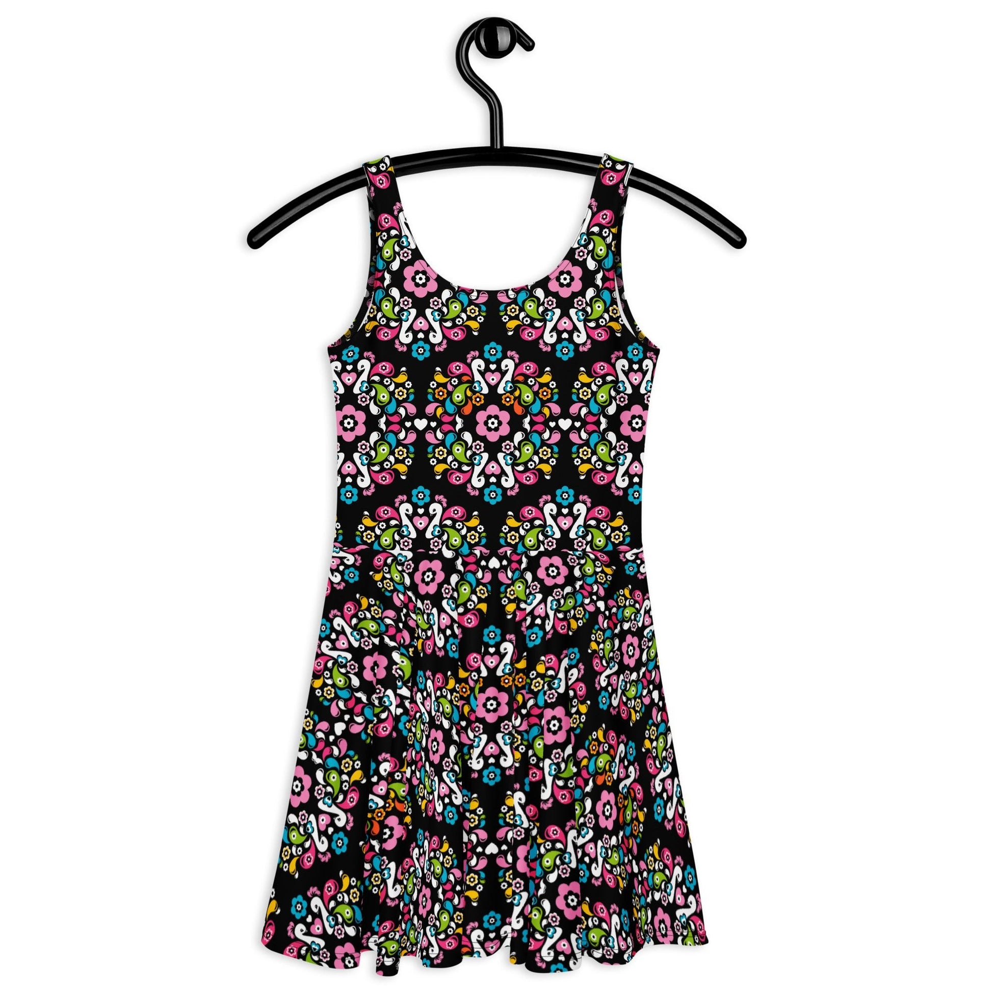 PEACOCK LOVE happy - Skater Dress - SHALMIAK