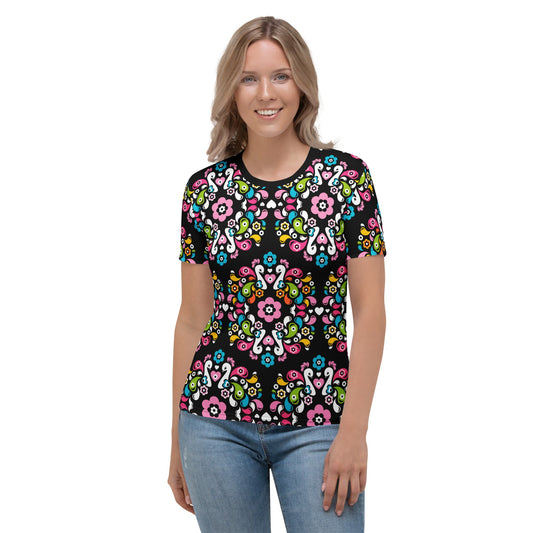 PEACOCK LOVE happy - Woman's T-Shirt - SHALMIAK