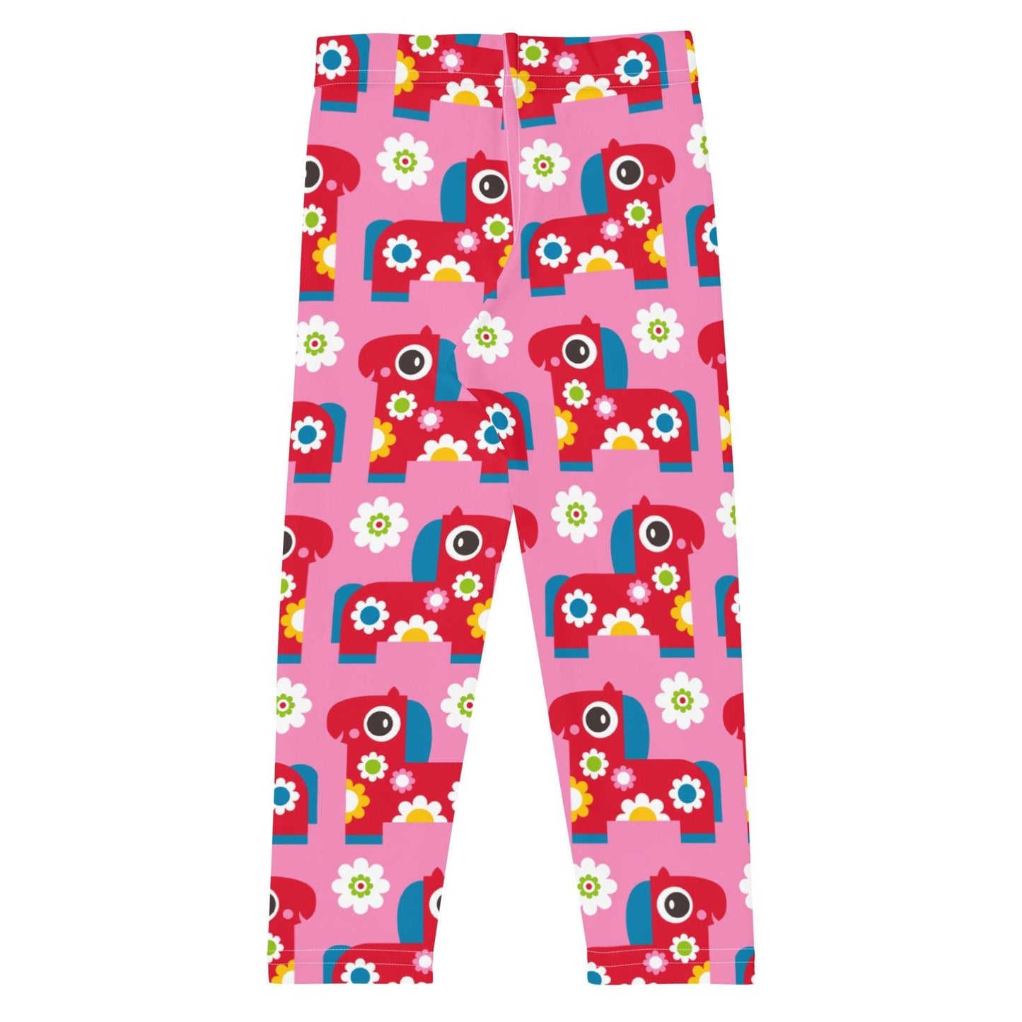 PONY BLOOM pink - 2 - Kids' Leggings - SHALMIAK