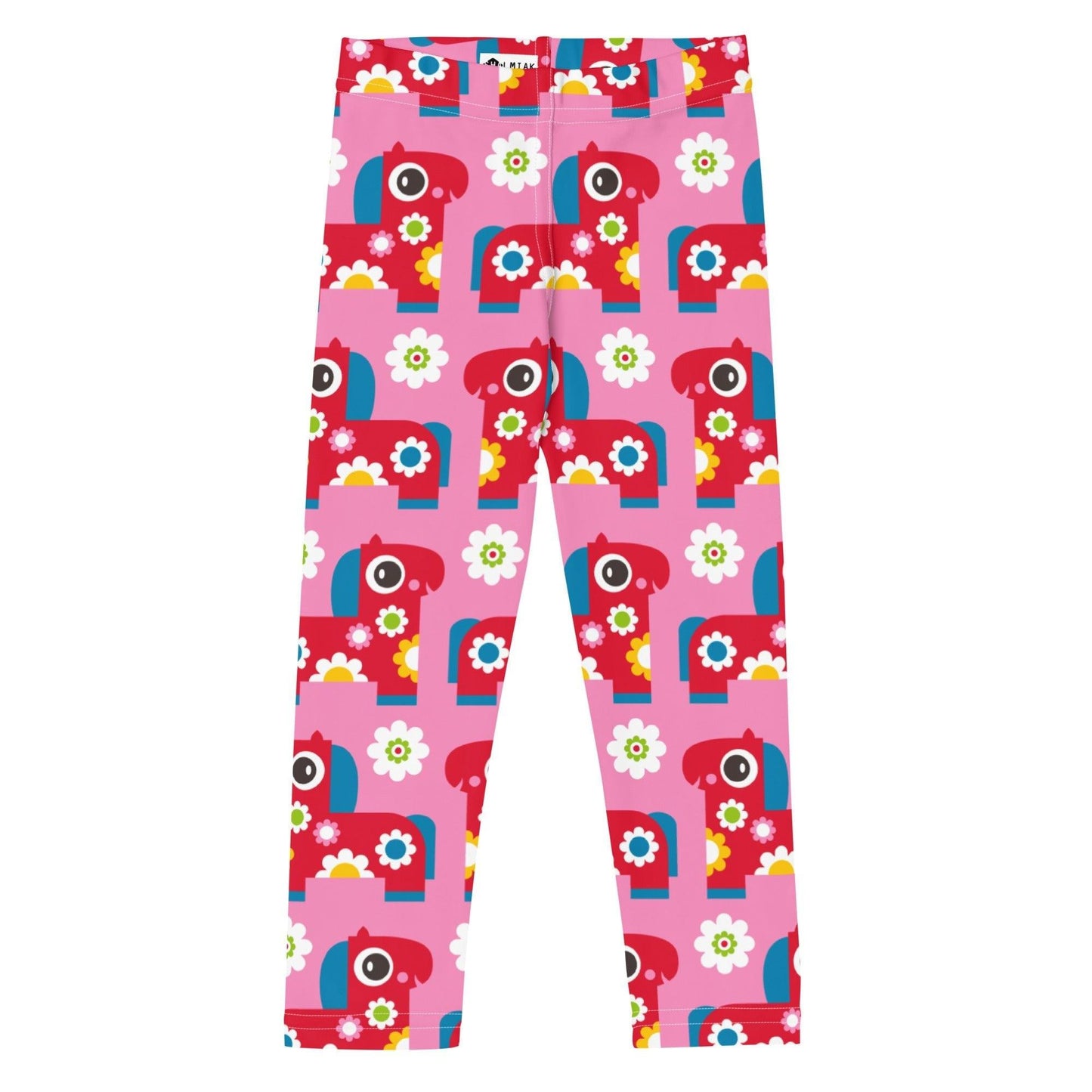 PONY BLOOM pink - 2 - Kids' Leggings - SHALMIAK