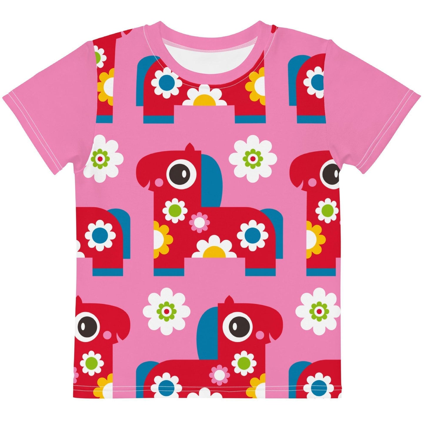 PONY BLOOM pink - Kids' T-Shirt - SHALMIAK