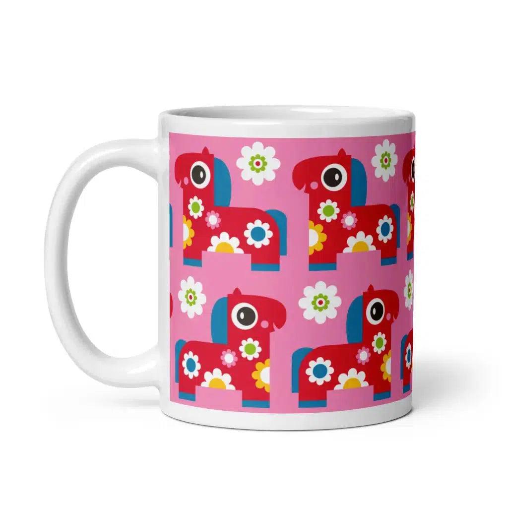 PONY BLOOM pink - Mug - SHALMIAK