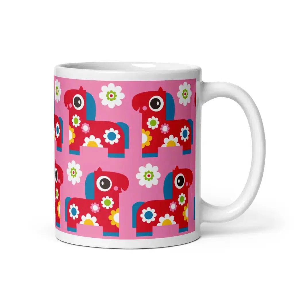 PONY BLOOM pink - Mug - SHALMIAK