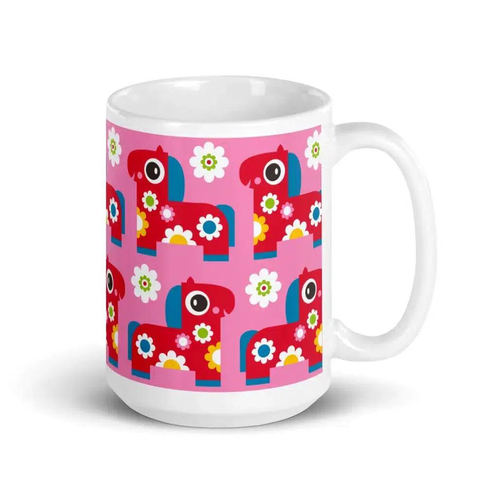 PONY BLOOM pink - Mug - SHALMIAK