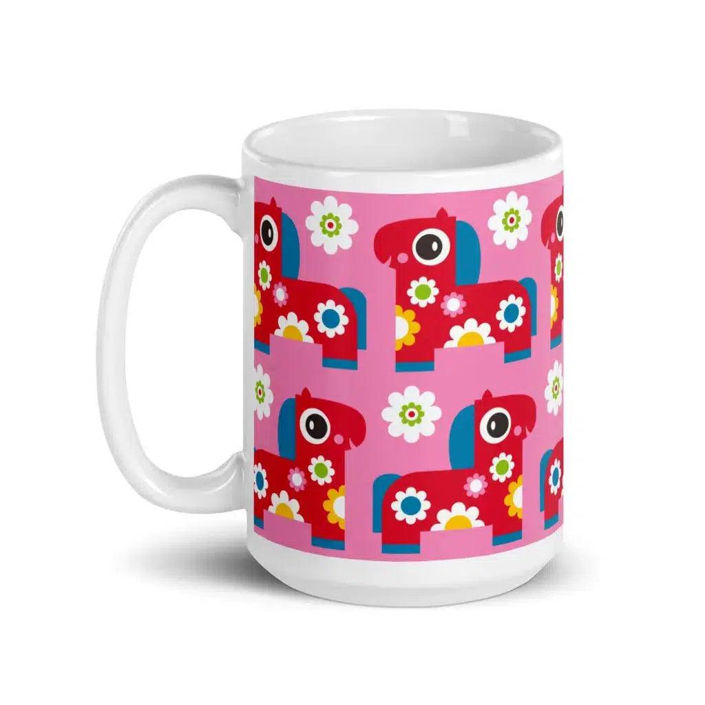 PONY BLOOM pink - Mug - SHALMIAK