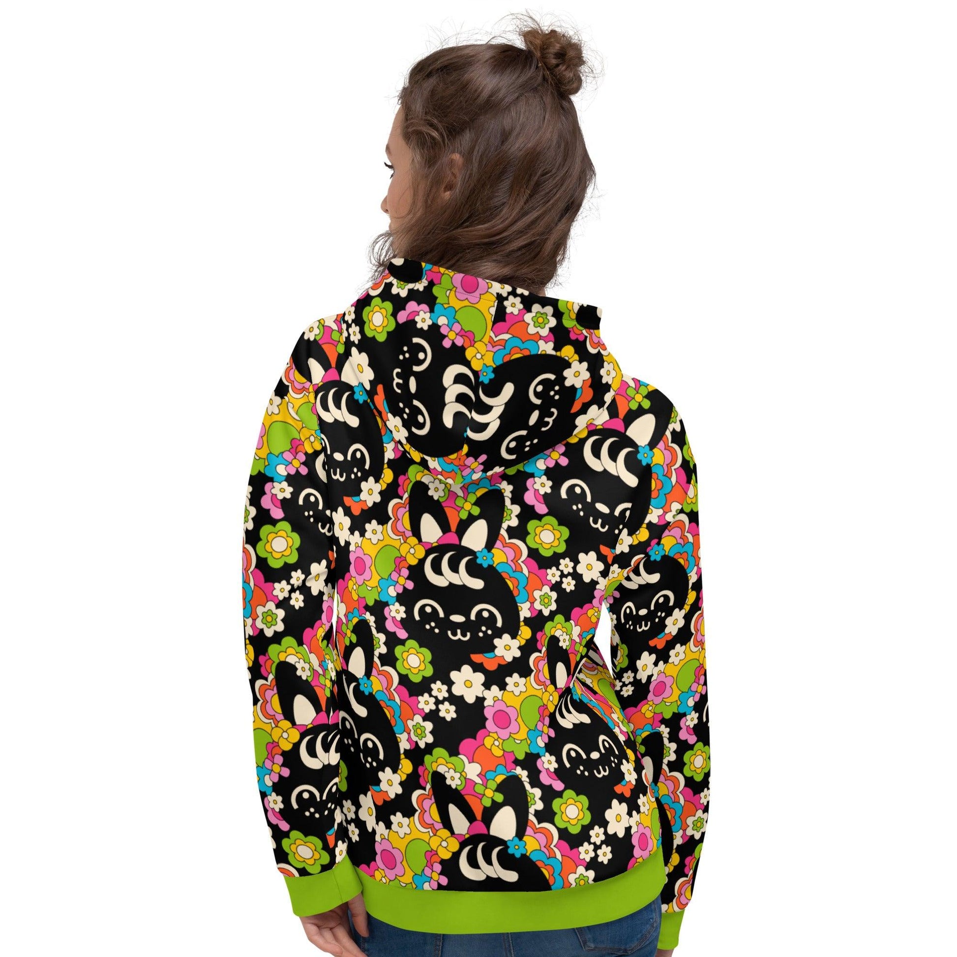 POPBUNNY black - Hoodie - SHALMIAK