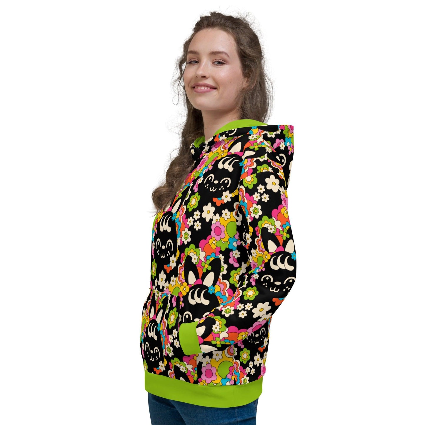 POPBUNNY black - Hoodie - SHALMIAK