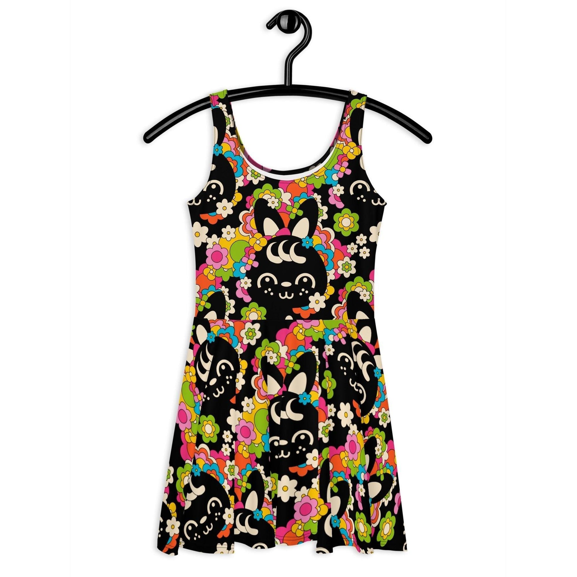POPBUNNY black - Skater Dress - SHALMIAK