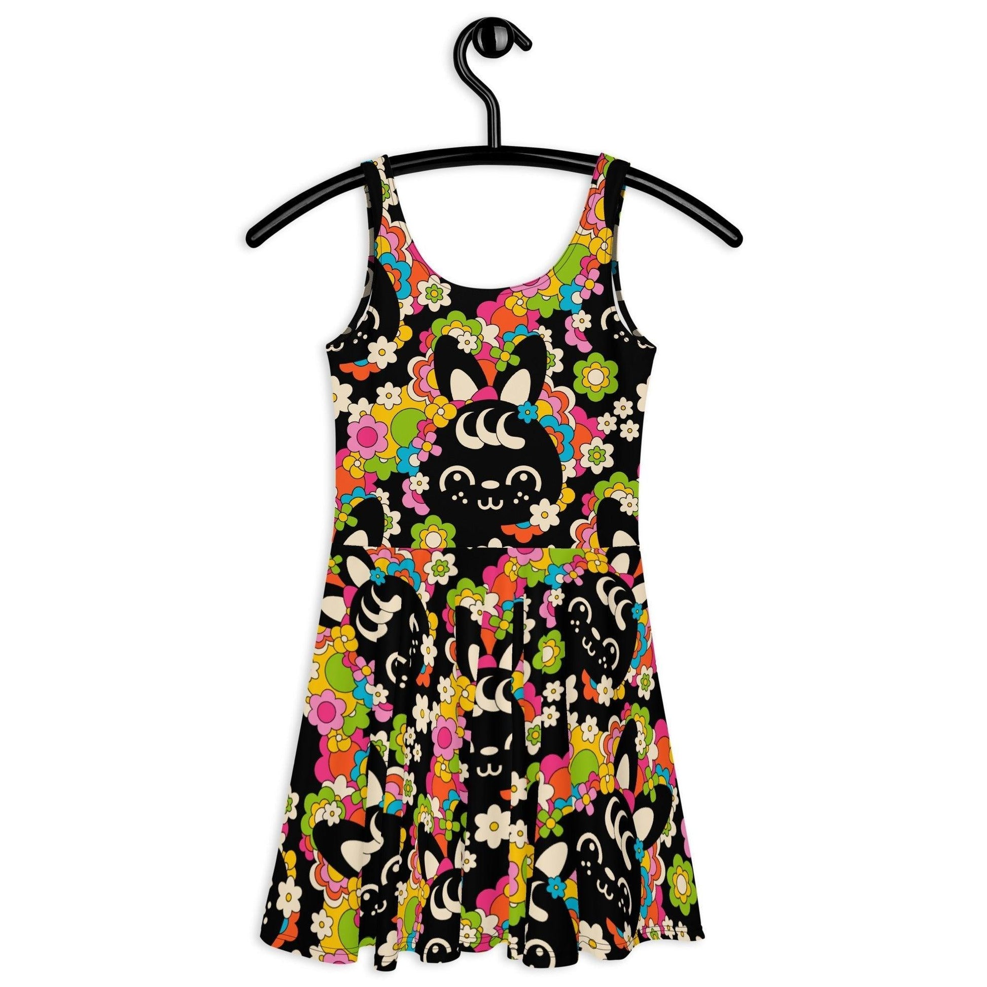 POPBUNNY black - Skater Dress - SHALMIAK