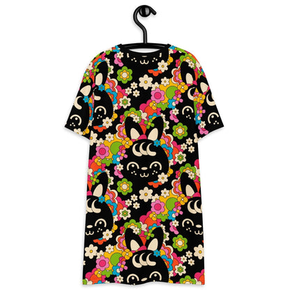 POPBUNNY black - T-Shirt Dress - SHALMIAK