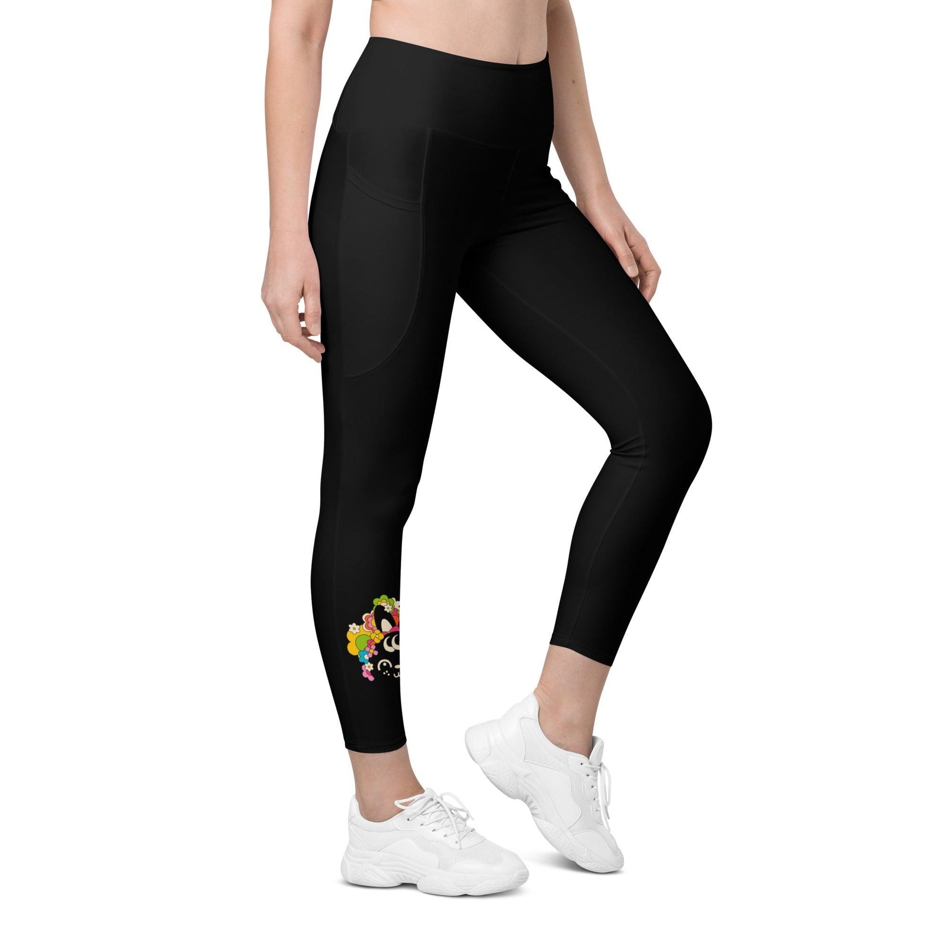 POPBUNNY in black - Leggings With Pockets - SHALMIAK