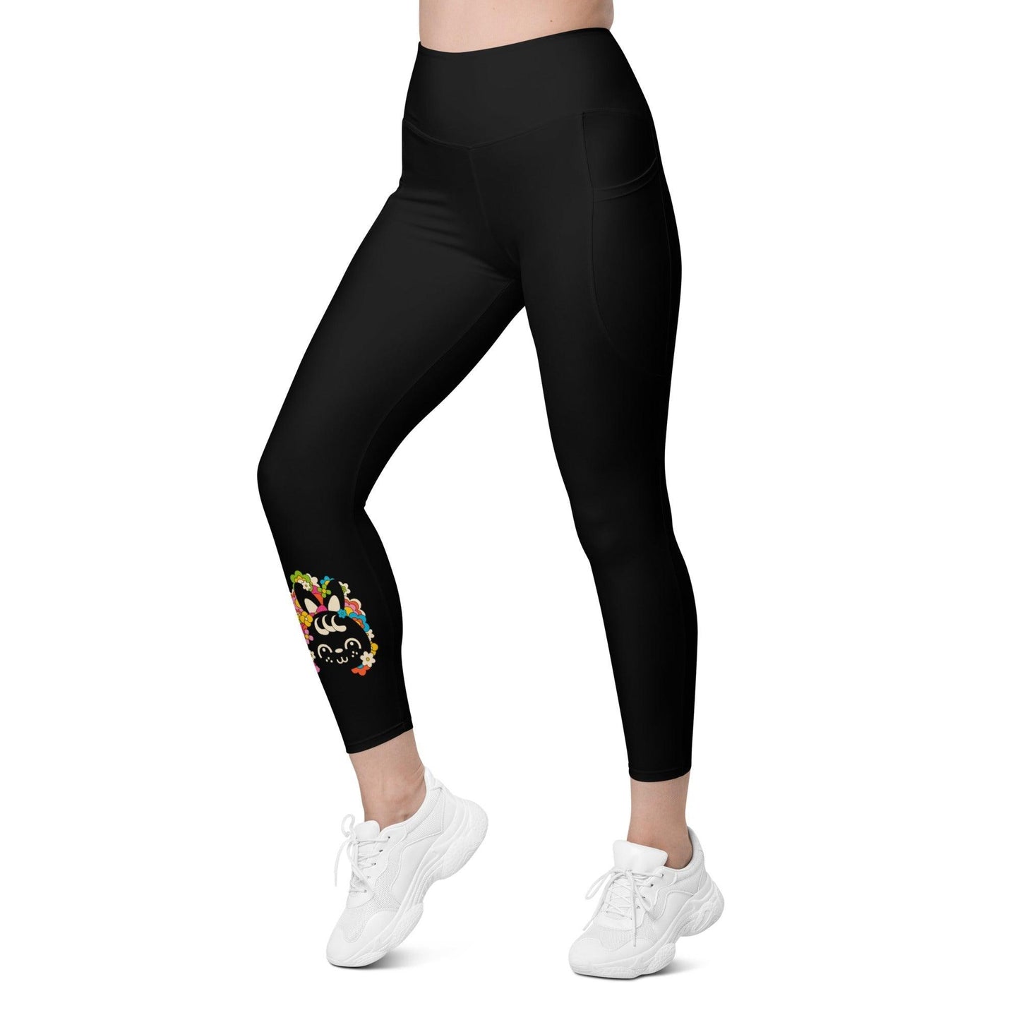 POPBUNNY in black - Leggings With Pockets - SHALMIAK